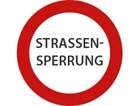 Strassensperreung