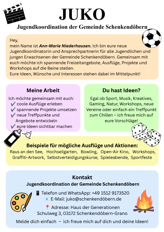 Vortstellung der Jugendkoordinatorin