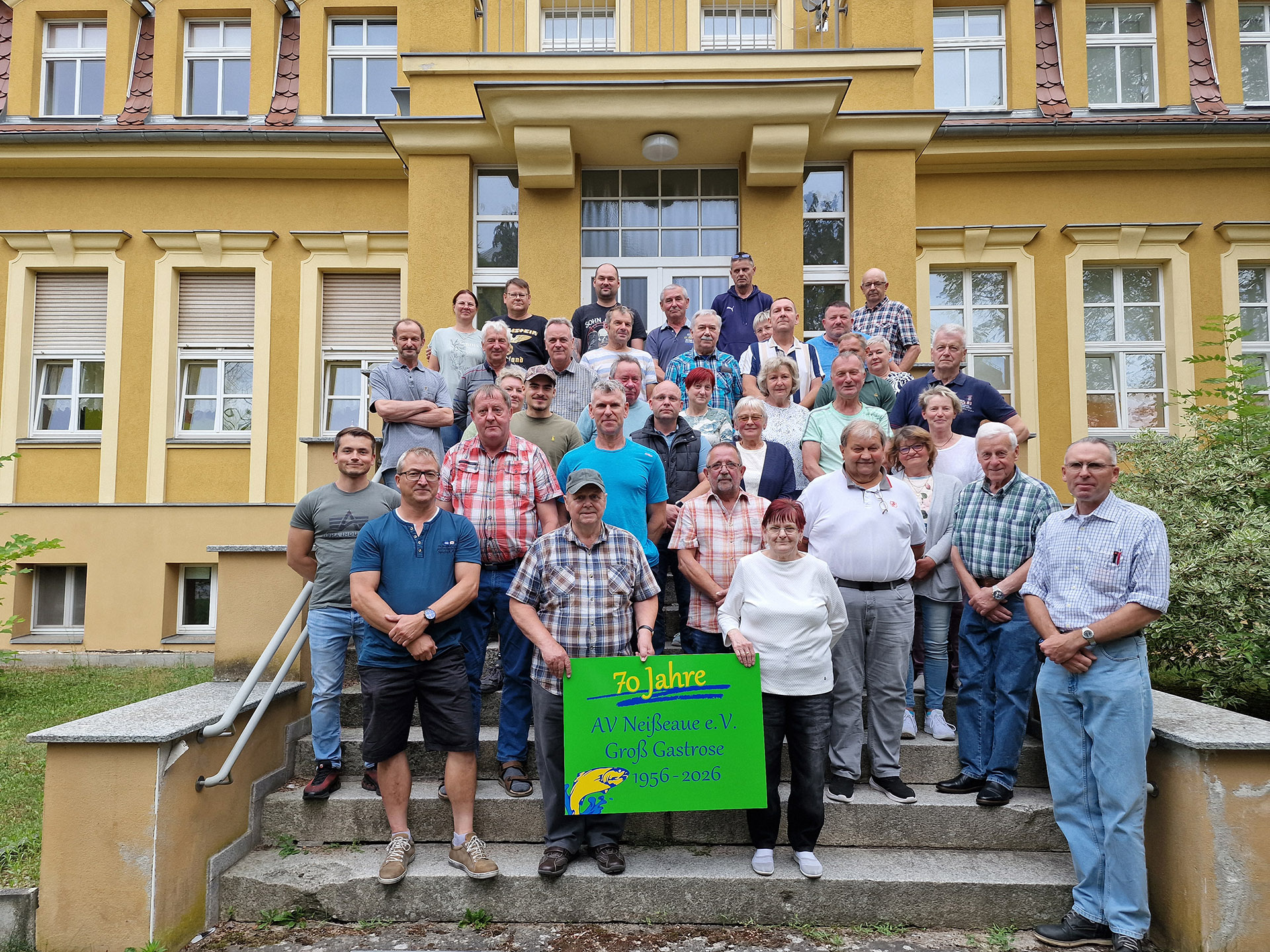 Gruppenbild 70 Jahre AV Neißeaue e.V. Groß Gastrose